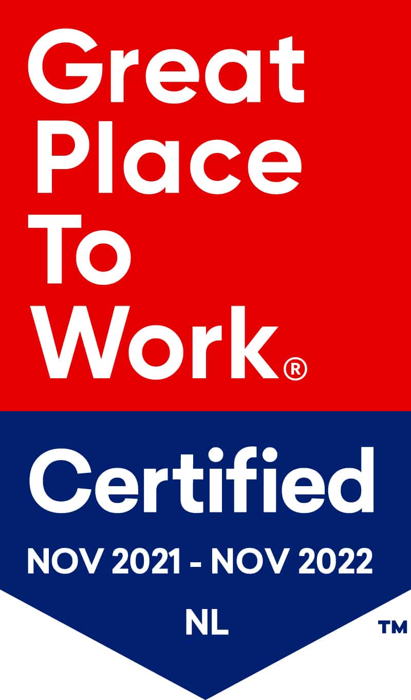 Great Place to Work Certified logo november 2021 22 Career and Open Positions